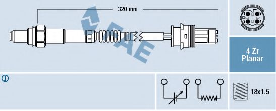 Imagine Sonda Lambda FAE 77409