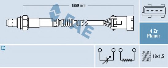 Imagine Sonda Lambda FAE 77412