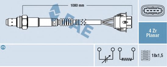 Imagine Sonda Lambda FAE 77421