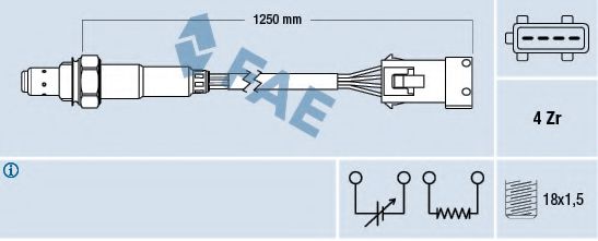 Imagine Sonda Lambda FAE 77434