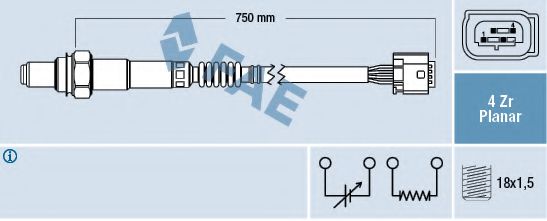 Imagine Sonda Lambda FAE 77441