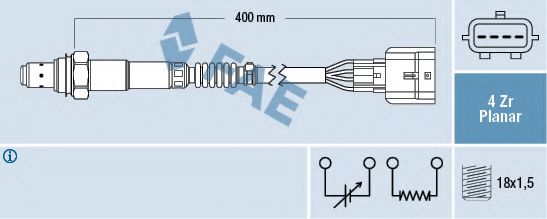 Imagine Sonda Lambda FAE 77448