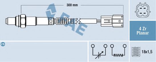 Imagine Sonda Lambda FAE 77452