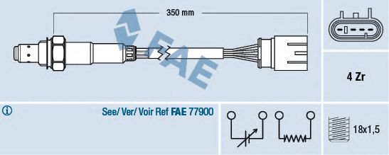 Imagine Sonda Lambda FAE 77465