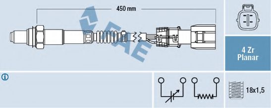 Imagine Sonda Lambda FAE 77490