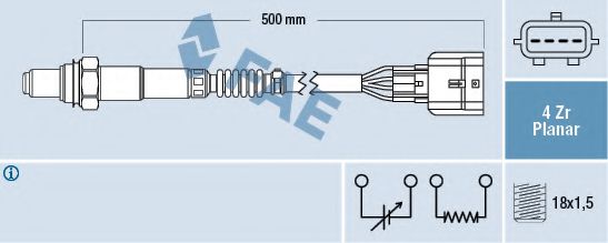 Imagine Sonda Lambda FAE 77493