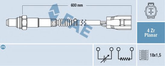 Imagine Sonda Lambda FAE 77497