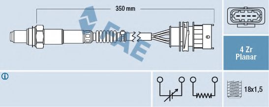 Imagine Sonda Lambda FAE 77498