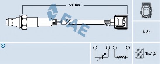 Imagine Sonda Lambda FAE 77501