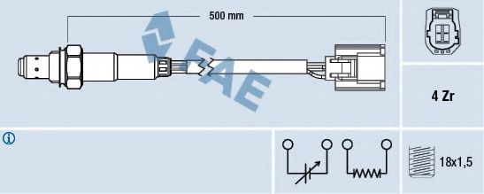 Imagine Sonda Lambda FAE 77503