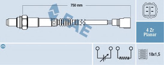 Imagine Sonda Lambda FAE 77514