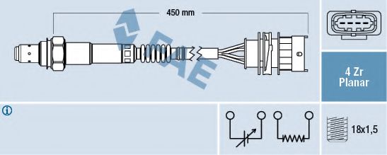 Imagine Sonda Lambda FAE 77525