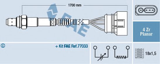 Imagine Sonda Lambda FAE 77903