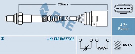 Imagine Sonda Lambda FAE 77907