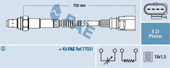 Imagine Sonda Lambda FAE 77910