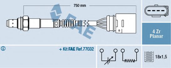 Imagine Sonda Lambda FAE 77911