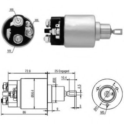 Imagine Solenoid, electromotor MEAT & DORIA 46010