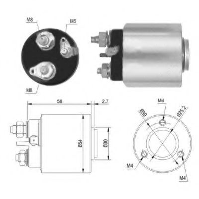 Imagine Solenoid, electromotor MEAT & DORIA 46013