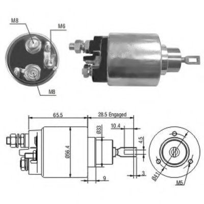 Imagine Solenoid, electromotor MEAT & DORIA 46035