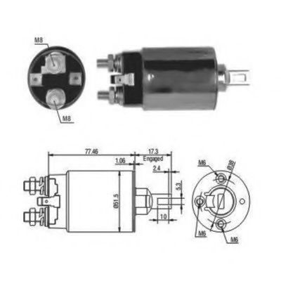 Imagine Solenoid, electromotor MEAT & DORIA 46057