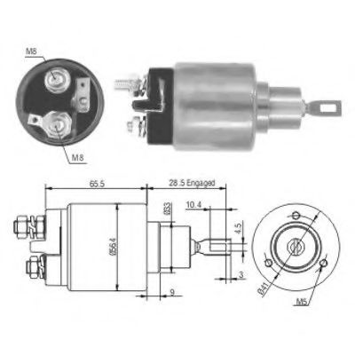 Solenoid, electromotor MEAT & DORIA 46060