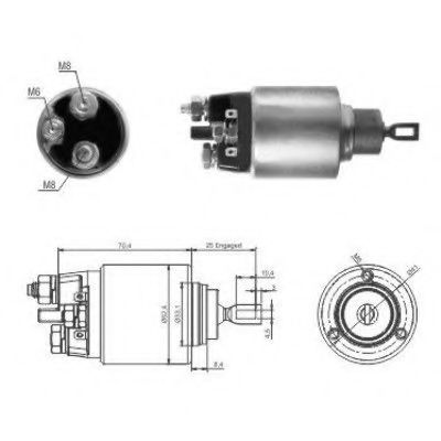 Imagine Solenoid, electromotor MEAT & DORIA 46061