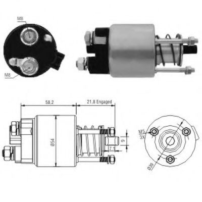 Imagine Solenoid, electromotor MEAT & DORIA 46102