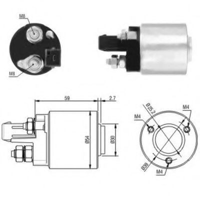 Imagine Solenoid, electromotor MEAT & DORIA 46105