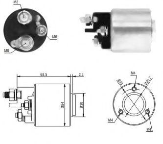 Solenoid, electromotor MEAT & DORIA 46113