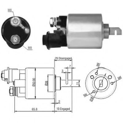 Imagine Solenoid, electromotor MEAT & DORIA 46140