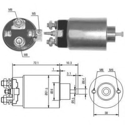 Imagine Solenoid, electromotor MEAT & DORIA 46141