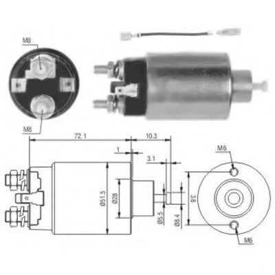 Imagine Solenoid, electromotor MEAT & DORIA 46142