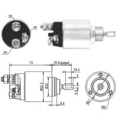 Imagine Solenoid, electromotor MEAT & DORIA 46144