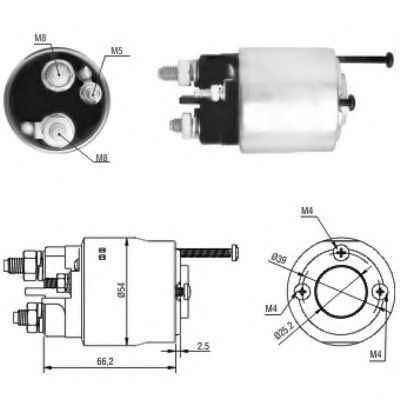 Imagine Solenoid, electromotor MEAT & DORIA 46147