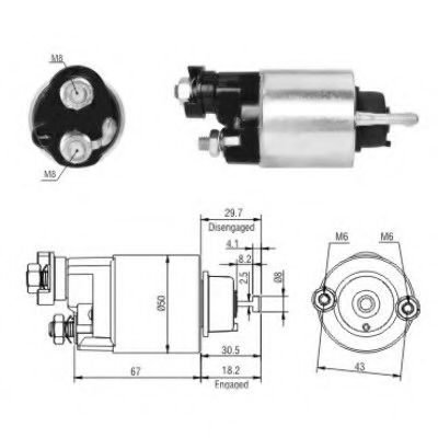 Imagine Solenoid, electromotor MEAT & DORIA 46149