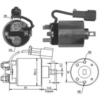 Imagine Solenoid, electromotor MEAT & DORIA 46150