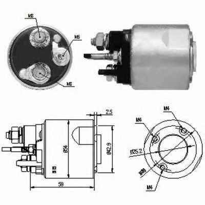 Imagine Solenoid, electromotor MEAT & DORIA 46159