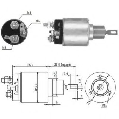 Imagine Solenoid, electromotor MEAT & DORIA 46164