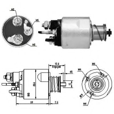 Imagine Solenoid, electromotor MEAT & DORIA 46169