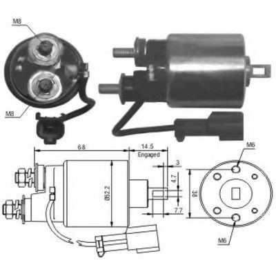 Imagine Solenoid, electromotor MEAT & DORIA 46175