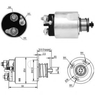 Imagine Solenoid, electromotor MEAT & DORIA 46176