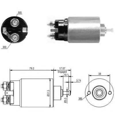 Imagine Solenoid, electromotor MEAT & DORIA 46177