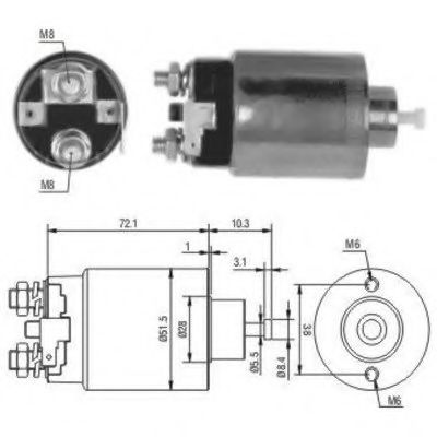 Imagine Solenoid, electromotor MEAT & DORIA 46179