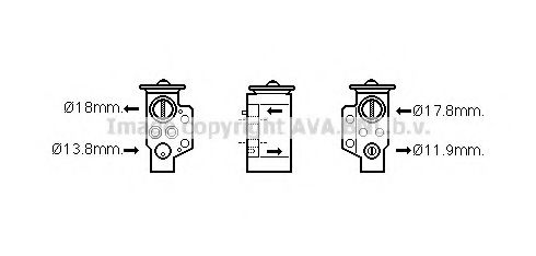 Imagine Supapa expansiune, clima AVA QUALITY COOLING AI1351