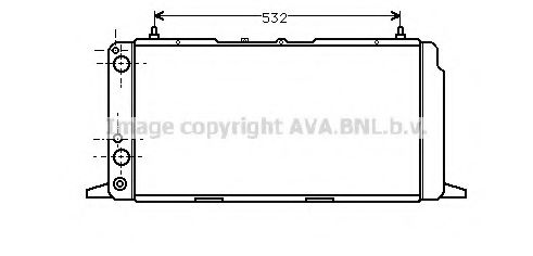 Imagine Radiator, racire motor AVA QUALITY COOLING AI2091