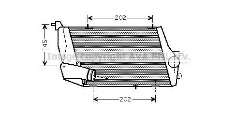 Imagine Intercooler, compresor AVA QUALITY COOLING AI4219