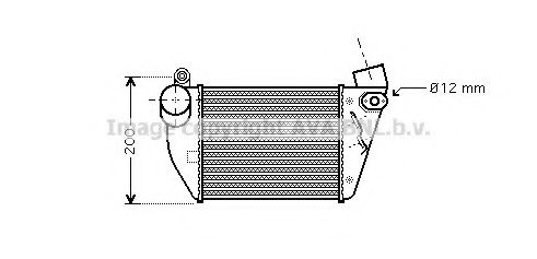 Imagine Intercooler, compresor AVA QUALITY COOLING AI4224