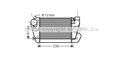 Imagine Intercooler, compresor AVA QUALITY COOLING AI4250