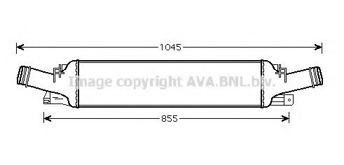 Imagine Intercooler, compresor AVA QUALITY COOLING AI4294