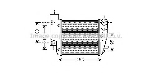 Imagine Intercooler, compresor AVA QUALITY COOLING AI4304